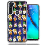 Motorola Moto G Stylus Spooky Halloween Gnomes Cute Characters Holiday Seasonal Pumpkins Candy Ghosts Double Layer Phone Case Cover