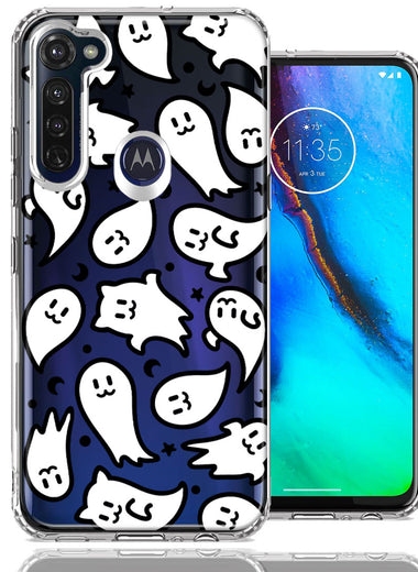 Motorola Moto G Stylus Kawaii Manga Cute Halloween Ghosts Spirits Design Double Layer Phone Case Cover