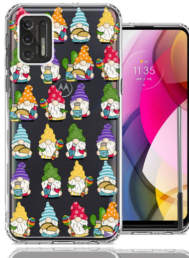 Motorola Moto G Stylus 2021 Cinco De Mayo Party Cute Gnomes Mexico Tacos Fiesta Double Layer Phone Case Cover