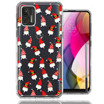 Motorola Moto G Stylus 2021 Cute Red Christmas Holiday Santa Gnomes Design Double Layer Phone Case Cover