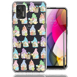 Motorola Moto G Stylus 2021 Pastel Easter Cute Gnomes Spring Flowers Eggs Holiday Seasonal Double Layer Phone Case Cover