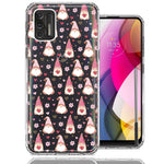 Motorola Moto G Stylus 2021 Pink Blush Valentines Day Flower Hearts Gnome Characters Cute Double Layer Phone Case Cover
