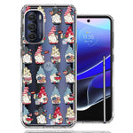 Motorola Moto G Stylus 4G 2022 USA Fourth Of July American Summer Cute Gnomes Patriotic Parade Double Layer Phone Case Cover