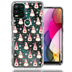 Motorola Moto G Stylus 5G Pink Blush Valentines Day Flower Hearts Gnome Characters Cute Double Layer Phone Case Cover