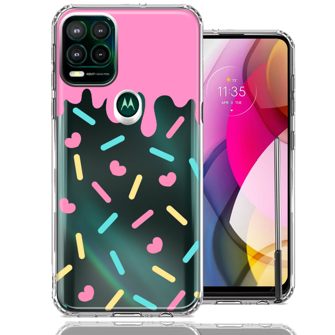 For Motorola Moto G Stylus 5G Pink Drip Frosting Cute Heart Sprinkles – CellCasesUSA For Motorola Moto G Stylus 5G Pink Drip Frosting Cute Heart Sprinkles – CellCasesUSA
