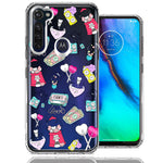 Motorola Moto G Stylus Valentine's Day Candy Feels like Love Hearts Double Layer Phone Case Cover