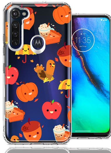 Motorola Moto G Stylus Thanksgiving Autumn Fall Design Double Layer Phone Case Cover