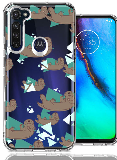Motorola Moto G Stylus Cute Otter Design Double Layer Phone Case Cover