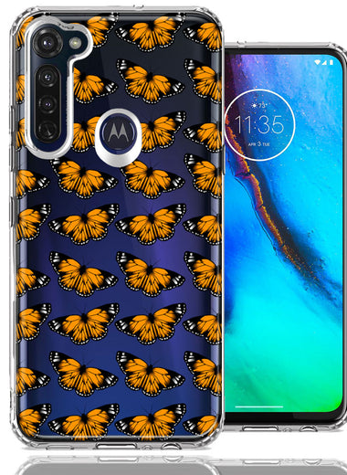 Motorola Moto G Stylus Monarch Butterflies Design Double Layer Phone Case Cover