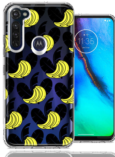 Motorola Moto G Power Tropical Bananas Design Double Layer Phone Case Cover