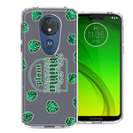 Motorola E5 Plus/G7 Power Plant Mama Houseplant Lover Monstera Tropical Leaf Green Design Double Layer Phone Case Cover