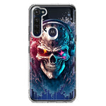 Motorola Moto G Stylus Cyberpunk Machine Headphones Skull Double Layer Phone Case Cover