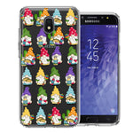 Samsung Galaxy J3 Express/Prime 3/Amp Prime 3 Cinco De Mayo Party Cute Gnomes Mexico Tacos Fiesta Double Layer Phone Case Cover