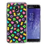 Samsung Galaxy J7 (2018) Star/Crown/Aura Cute Lucky Marshmallow Cereal Nostalgic Double Layer Phone Case Cover