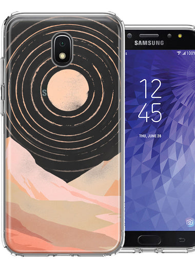 Samsung Galaxy J3 Express/Prime 3/Amp Prime 3 Desert Mountains Design Double Layer Phone Case Cover