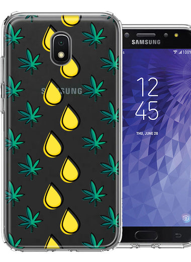 Samsung Galaxy J3 Express/Prime 3/Amp Prime 3 Medicinal Drip Design Double Layer Phone Case Cover