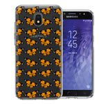 Samsung Galaxy J7 (2018) Star/Crown/Aura Monarch Butterflies Design Double Layer Phone Case Cover