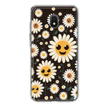 Samsung Galaxy J7 (2018) Star/Crown/Aura Cute Smiley Face White Daisies Double Layer Phone Case Cover