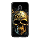 Samsung Galaxy J7 (2018) Star/Crown/Aura Steampunk Skull Science Fiction Machinery Double Layer Phone Case Cover