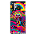 Samsung Galaxy Note 10 Plus Psychedelic Trippy Hippie Night Walk Hybrid Protective Phone Case Cover