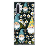 Samsung Galaxy Note 10 Cute White Daisies Gnomes Flowers Floral Double Layer Phone Case Cover