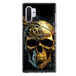 Samsung Galaxy Note 10 Steampunk Skull Science Fiction Machinery Double Layer Phone Case Cover