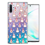 Samsung Galaxy Note 10 Plus Pink Blush Valentines Day Flower Hearts Gnome Characters Cute Double Layer Phone Case Cover