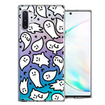 Samsung Galaxy Note 10 Kawaii Manga Cute Halloween Ghosts Spirits Design Double Layer Phone Case Cover