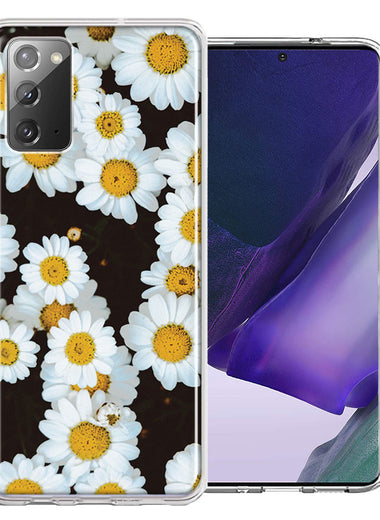 Samsung Galaxy Note 20 Cute Daisy Flowers Double Layer Phone Case Cover