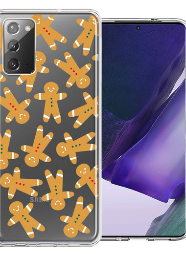 Samsung Galaxy Note 20 Christmas Gingerbread Traditional Holiday Cookies By BillyElleCo Double Layer Phone Case Cover