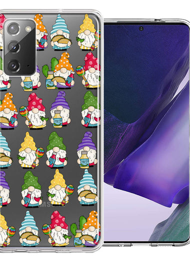 Samsung Galaxy Note 20 Cinco De Mayo Party Cute Gnomes Mexico Tacos Fiesta Double Layer Phone Case Cover