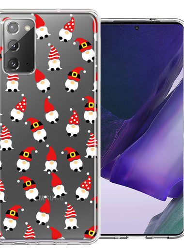 Samsung Galaxy Note 20 Cute Red Christmas Holiday Santa Gnomes Design Double Layer Phone Case Cover