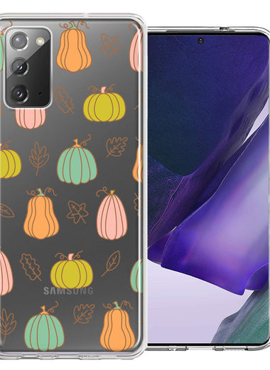 Samsung Galaxy Note 20 Fall Autumn Fairy Pumpkins Thanksgiving Spooky Season Double Layer Phone Case Cover