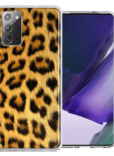 Samsung Galaxy Note 20 Classic Leopard Double Layer Phone Case Cover