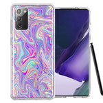 Samsung Galaxy Note 20 Paint Swirl Double Layer Phone Case Cover