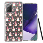 Samsung Galaxy Note 20 Pink Blush Valentines Day Flower Hearts Gnome Characters Cute Double Layer Phone Case Cover