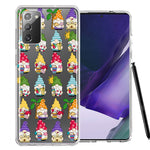 Samsung Galaxy Note 20 Summer Beach Cute Gnomes Sand Castle Shells Palm Trees Double Layer Phone Case Cover