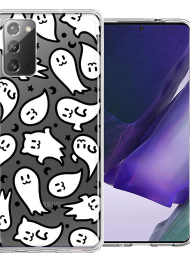 Samsung Galaxy Note 20 Kawaii Manga Cute Halloween Ghosts Spirits Design Double Layer Phone Case Cover
