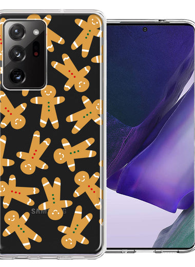 Samsung Galaxy Note 20 Ultra Christmas Gingerbread Traditional Holiday Cookies By BillyElleCo Double Layer Phone Case Cover