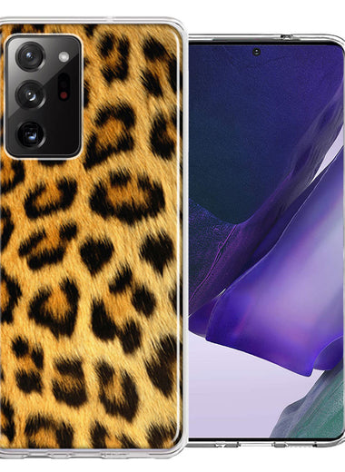 Samsung Galaxy Note 20 Ultra Classic Leopard Double Layer Phone Case Cover
