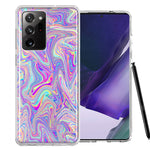 Samsung Galaxy Note 20 Ultra Paint Swirl Double Layer Phone Case Cover
