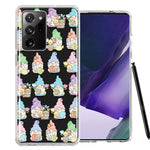 Samsung Galaxy Note 20 Ultra Pastel Easter Cute Gnomes Spring Flowers Eggs Holiday Seasonal Double Layer Phone Case Cover