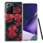 Samsung Galaxy Note 20 Ultra Red Roses Double Layer Phone Case Cover