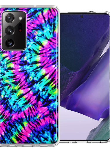 Samsung Galaxy Note 20 Ultra Hippie Tie Dye Double Layer Phone Case Cover
