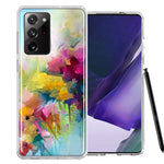 For Samsung Galaxy Note 20 Ultra Watercolor Flowers Abstract Spring Colorful Floral Painting Phone Case Cover