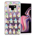 Samsung Galaxy Note 9 Pastel Easter Cute Gnomes Spring Flowers Eggs Holiday Seasonal Double Layer Phone Case Cover