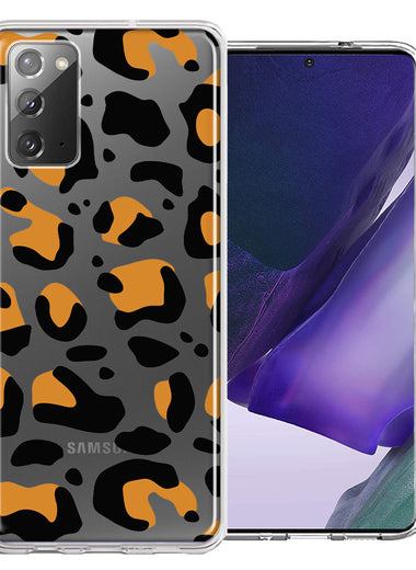 Samsung Galaxy Note 20 Classic Animal Wild Leopard Jaguar Print Double Layer Phone Case Cover