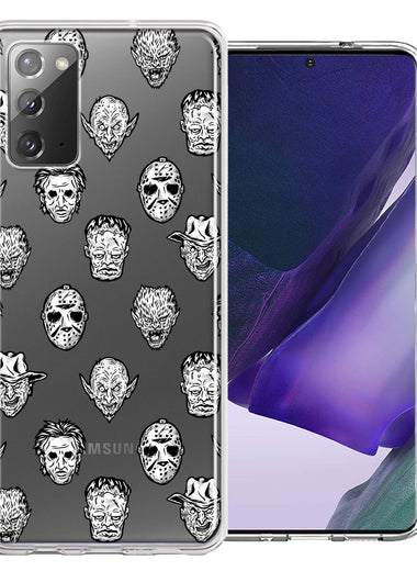 Samsung Galaxy Note 20 Halloween Horror Villans Design Double Layer Phone Case Cover