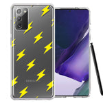 Samsung Galaxy Note 20 Electric Lightning Bolts Design Double Layer Phone Case Cover