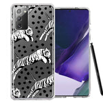 Samsung Galaxy Note 20 Tiger Polkadots Design Double Layer Phone Case Cover